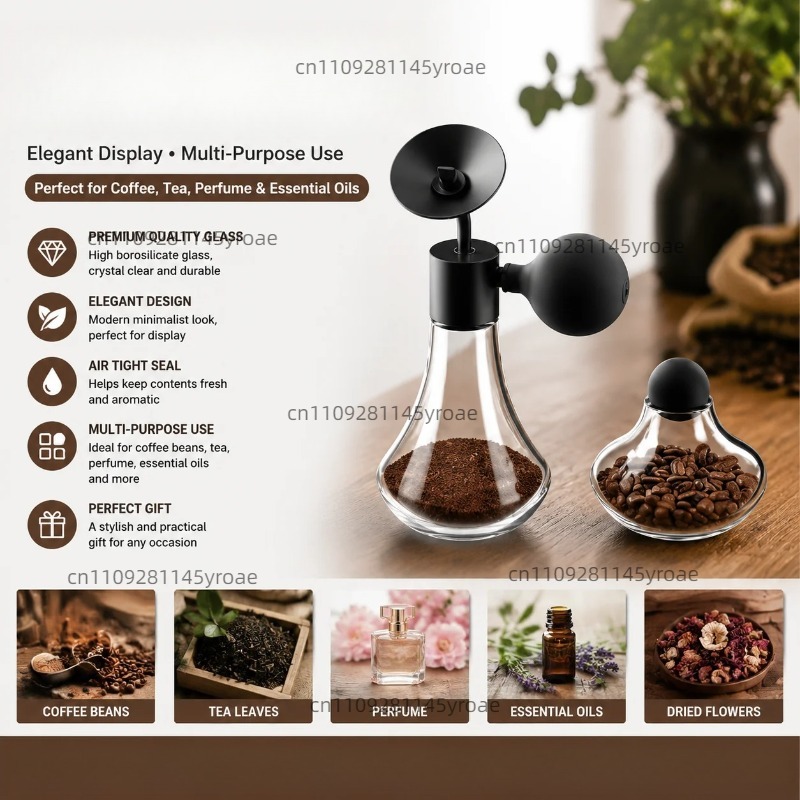Coffee Tea & Jane - Glass Aroma Sample Bottle Coffee Bean