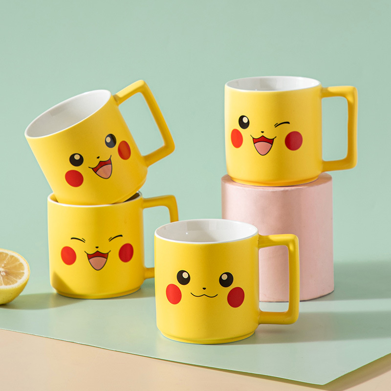 Coffee Tea Shop - New Cartoon Pokemon Pikachu Mug Breakfast