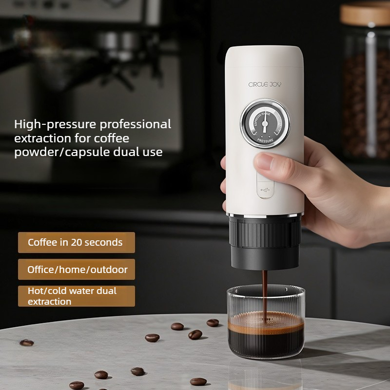 Coffee & Tea Collective - Portable Espresso Machine 20Bar Pressure Automatic