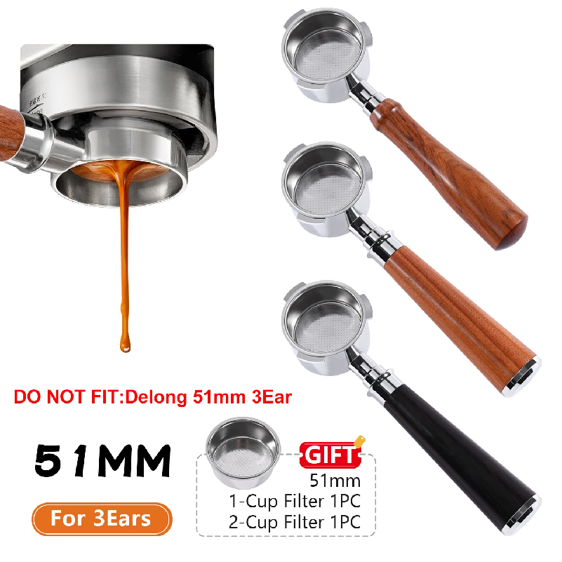 Coffee Tea Making Machine - Coffee Bottomless Portafilter 51mm For Homix