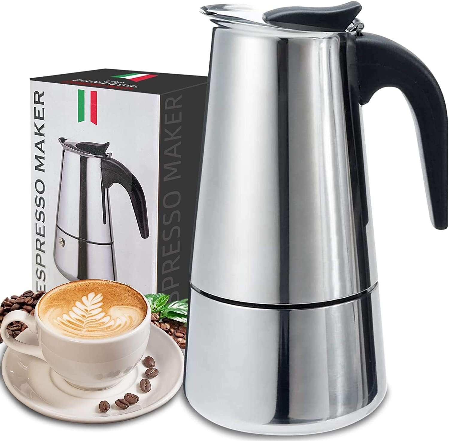 Coffee Tea Chocolate - 4/6/9 ly Moka nồi Caffe máy