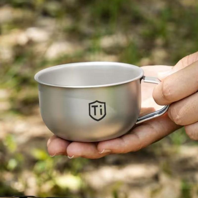 Coffee Tea Equipment - MINI Camping Water Cup Titanium Alloy