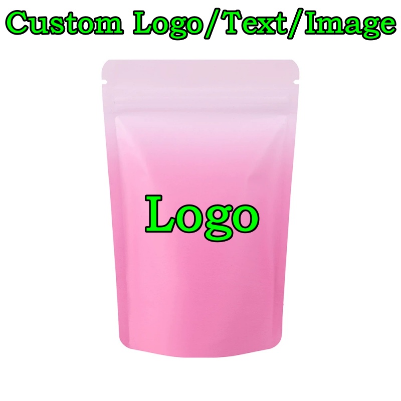 Coffee Tea House - 100PCS Stand-up Aluminum Foil Ziplock Bag