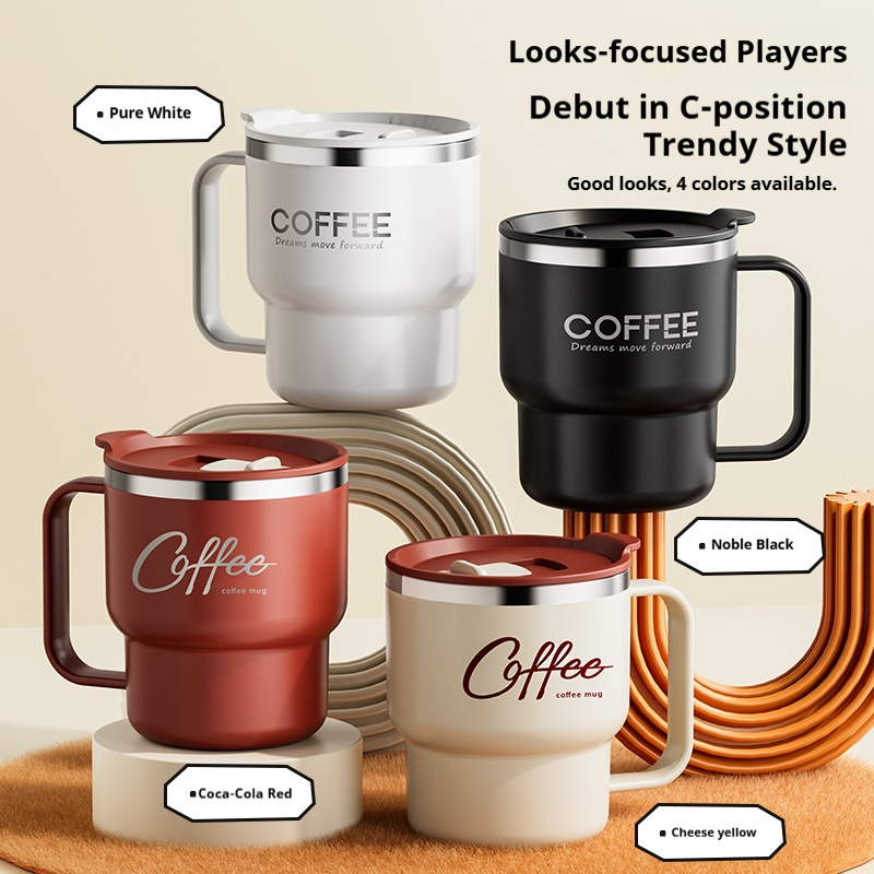 Coffee Tea Weight Loss - 400ML Stainless Steel Coffee Mug With