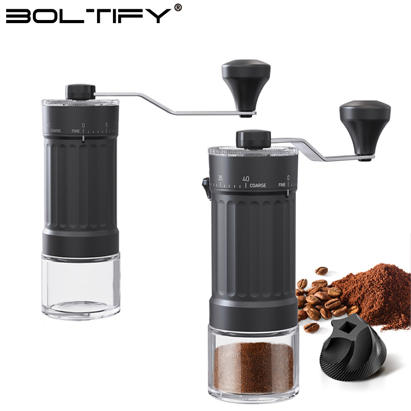 Burr Hand Grinder - BOLTIFY High-Q Adjustable Coarse Fine Manual