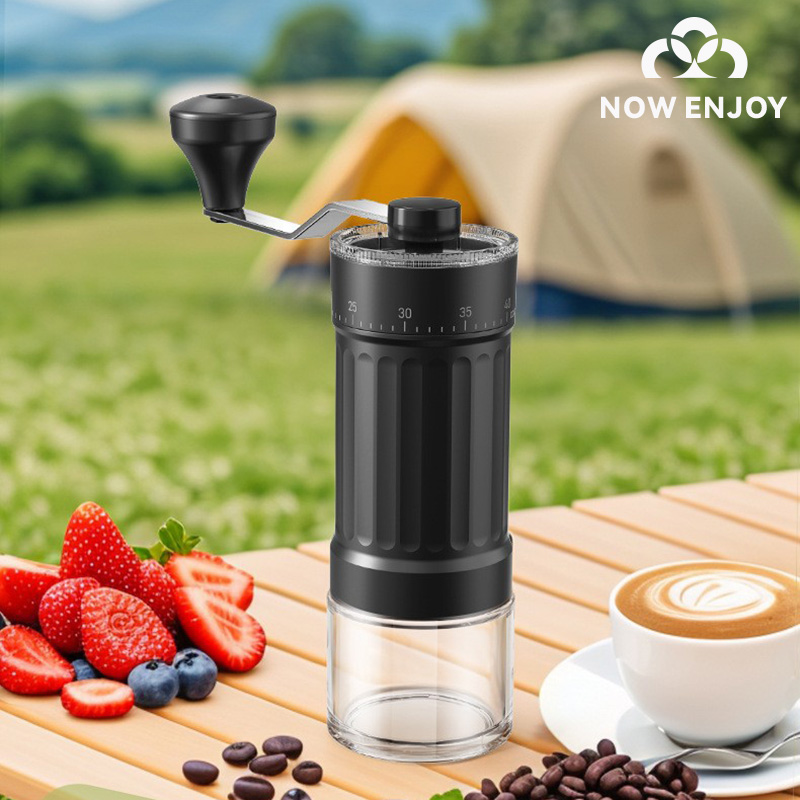 NOW ENJOY Manual Coffee Grinde - đánh giá và giá Burr Hand Grinder