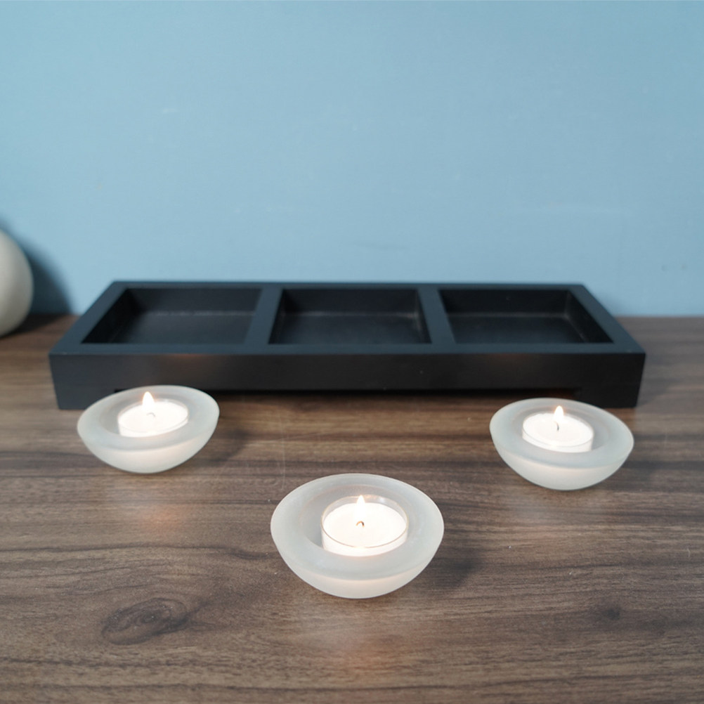 1 Set Glass Tea Light Holders  - đánh giá và giá Coffee Tea Holders