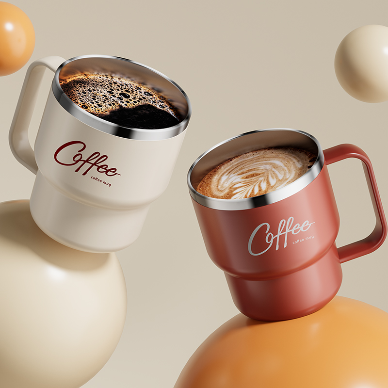 400ML Double Layer Coffee Mug  - đánh giá và giá Coffee Tea Weight Loss