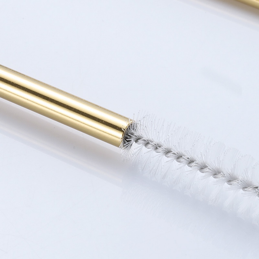 4pcs reusable gold straws milk - đánh giá và giá Coffee Tea Shop