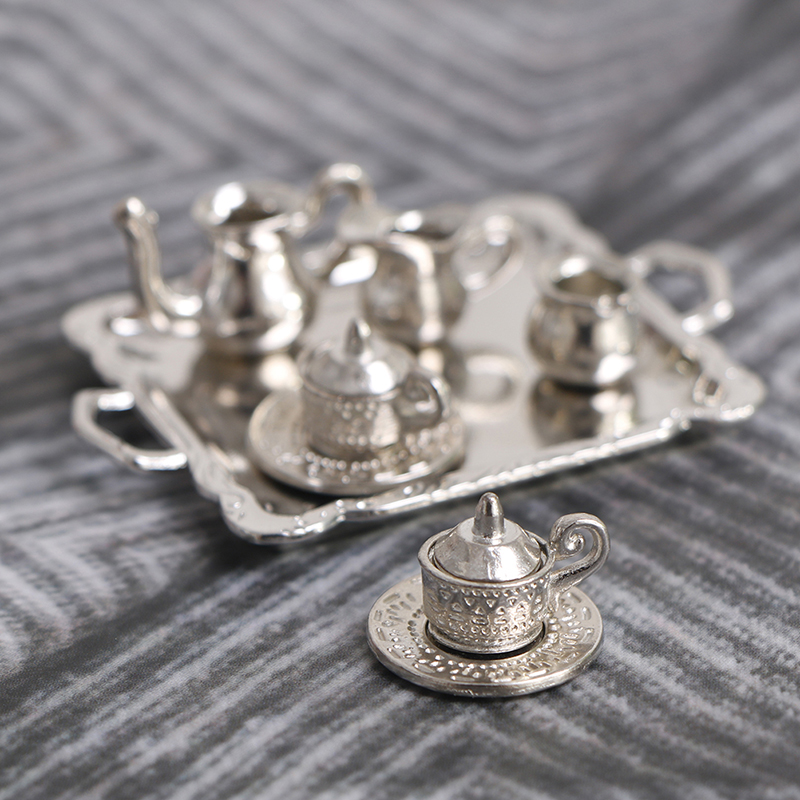 10pcs/Set 1/12 Dollhouse Minia - đánh giá và giá Coffee Tea House
