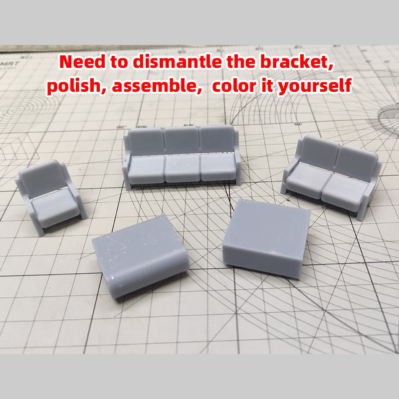 Scale Model Kit Sofa Couch Set - đánh giá và giá Coffee Tea House