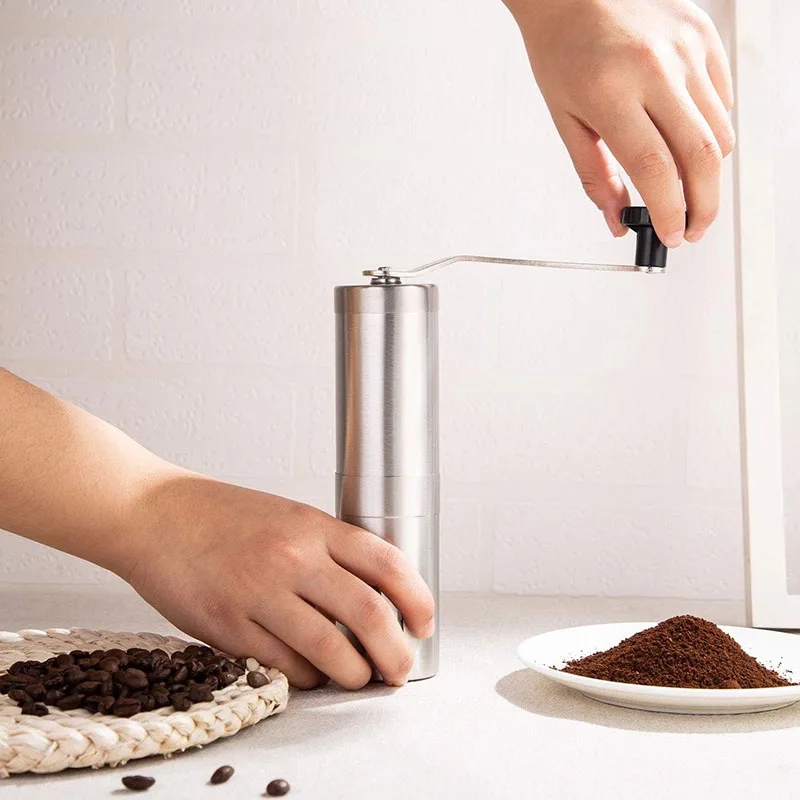 Stainless Home Portable Manual - đánh giá và giá Burr Hand Grinder