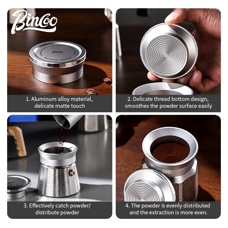 BINCOO Moka Pot Tamper and Cof - đánh giá và giá Coffee Tea Chocolate