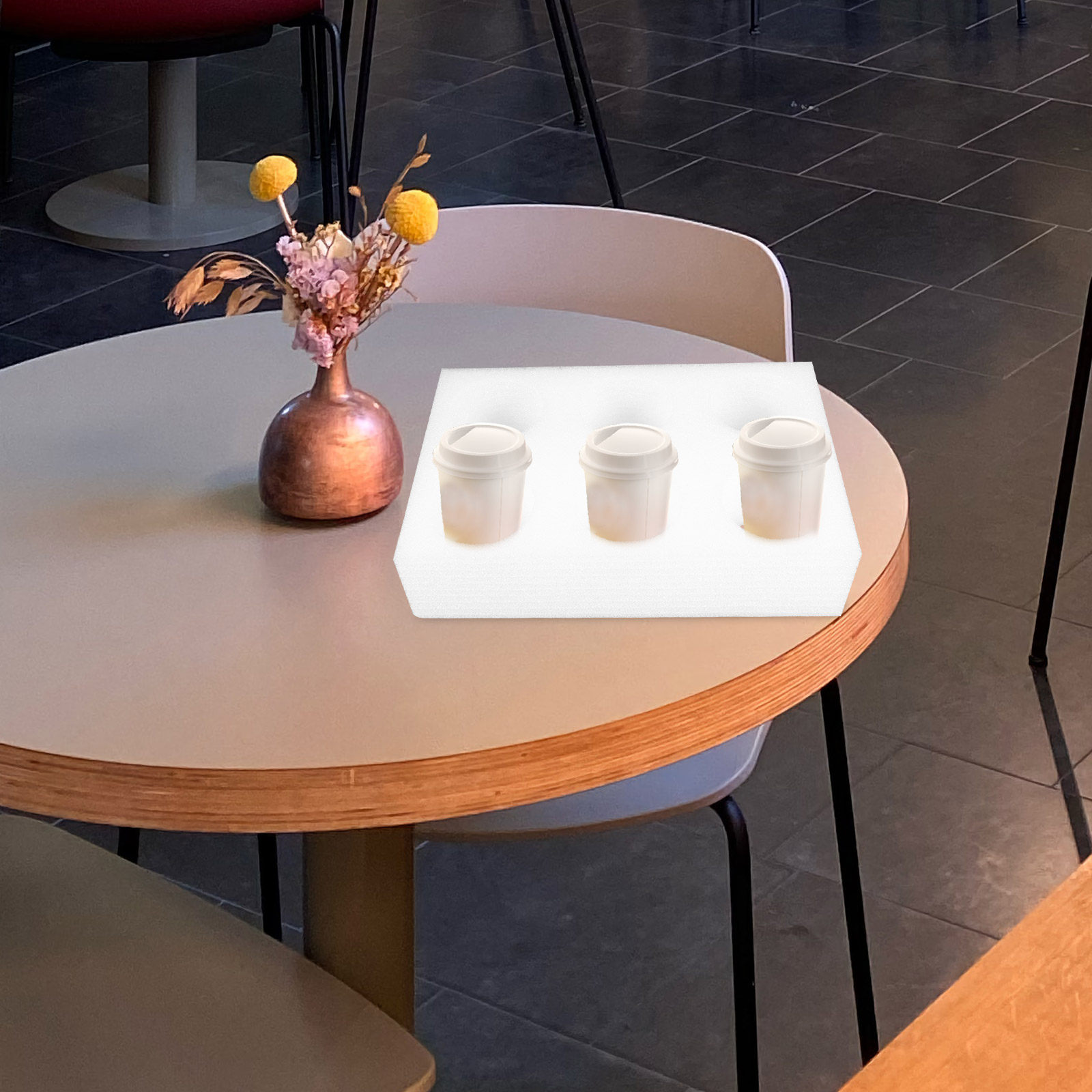 2Pcs Beverage Cup Holder Tray  - đánh giá và giá Coffee Tea Holders