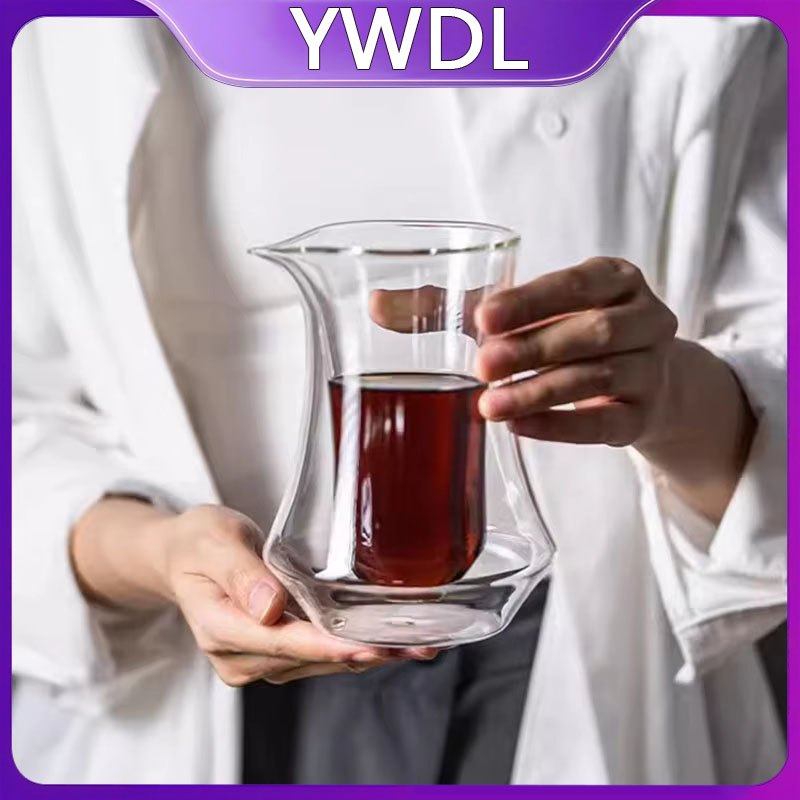 YWDL 300ml Double-layer Glass  - đánh giá và giá Coffee Tea Shop