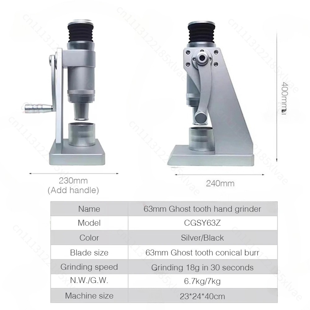 Hand Cranked 63mm Coffee Grind - đánh giá và giá Burr Hand Grinder