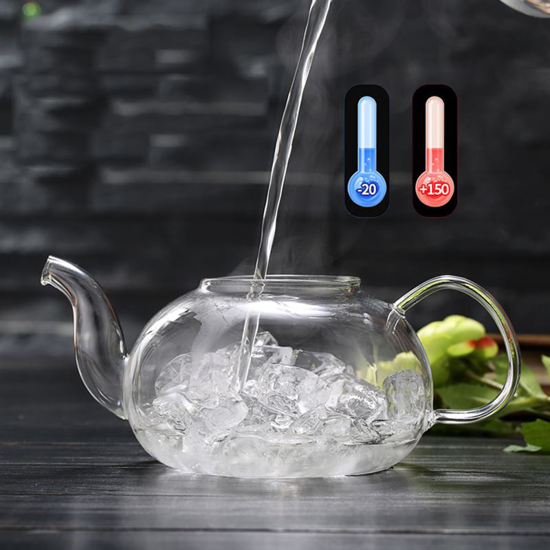 600/800Ml Bộ Ấm Trà Thủy Tinh  - đánh giá và giá Coffee Tea Sugar Canister Set