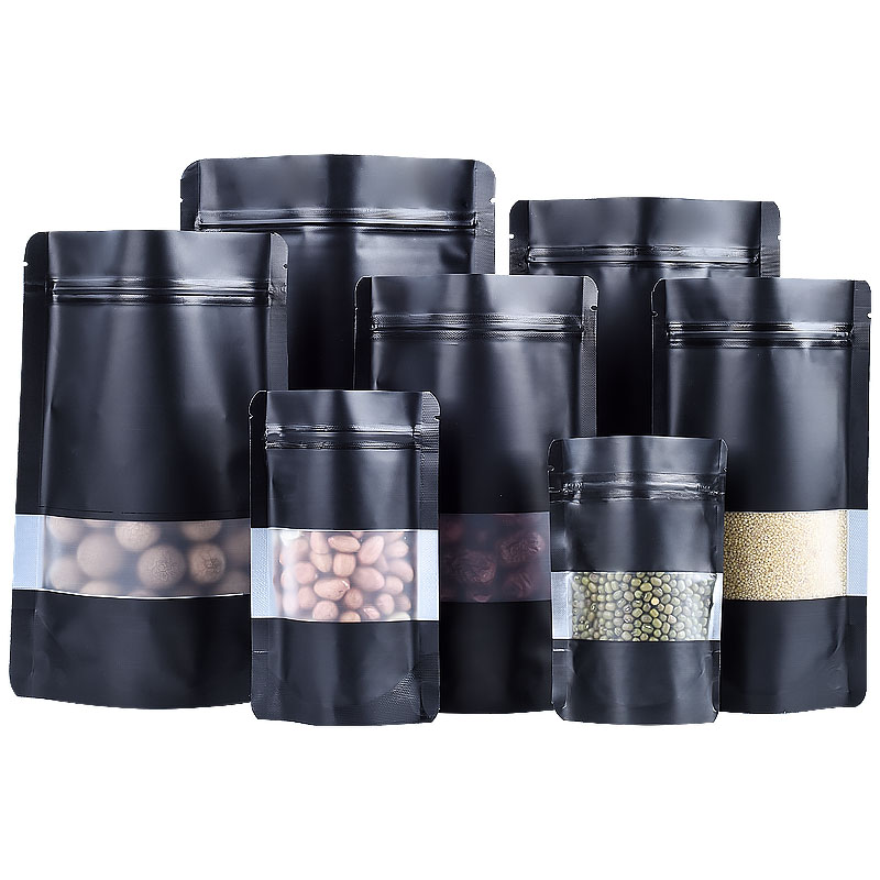 100PCS Stand-up Matte Black Al - đánh giá và giá Coffee Tea House