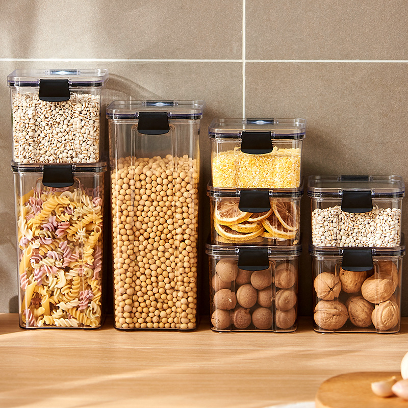 Sealed Jars Kitchen Grain Stor - đánh giá và giá Coffee Tea Sugar Canister Set