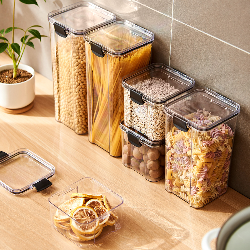 Sealed Jars Kitchen Grain Stor - đánh giá và giá Coffee Tea Sugar Canister Set