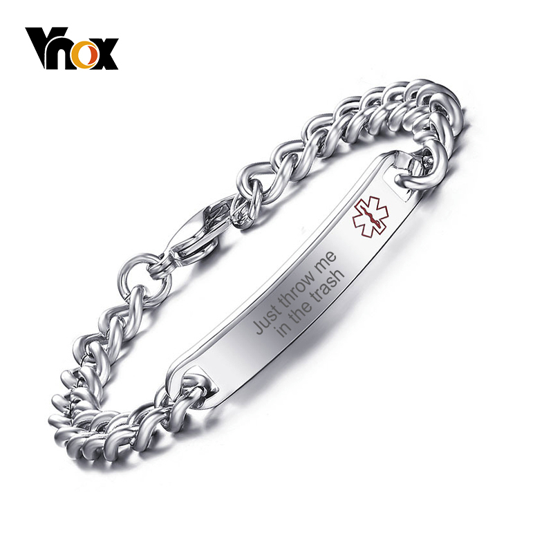 Vnox Y Tế Cảnh Báo ID Vòng Tay - đánh giá và giá Coffee Tea Or Me