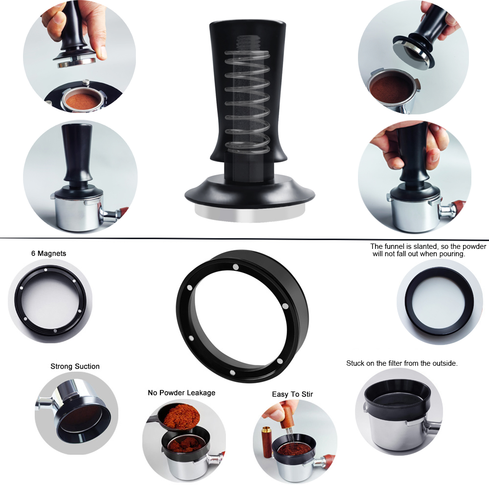 51/53/58mm Espresso Tamper, 5P - đánh giá và giá Coffee Tamper Leveler