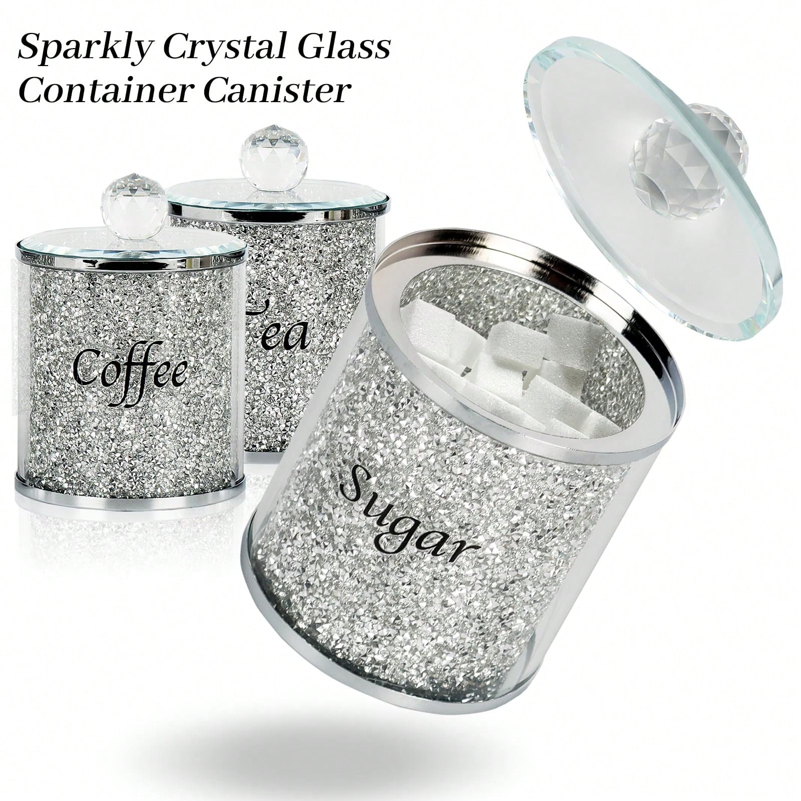 Coffee Sugar Tea Canister Set  - đánh giá và giá Coffee Tea Sugar Canister Set