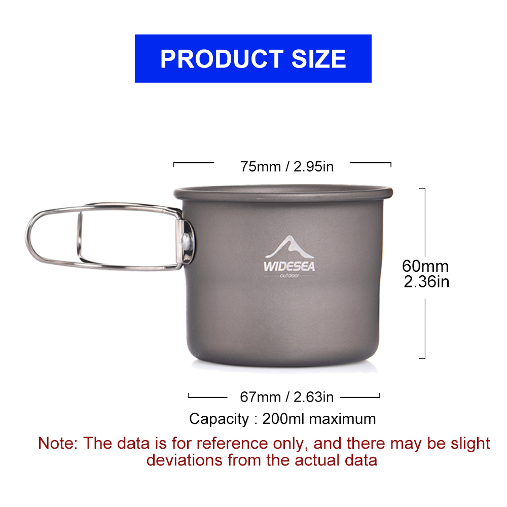 Widesea Camping Mug Outdoor Co - đánh giá và giá Coffee Tea Equipment