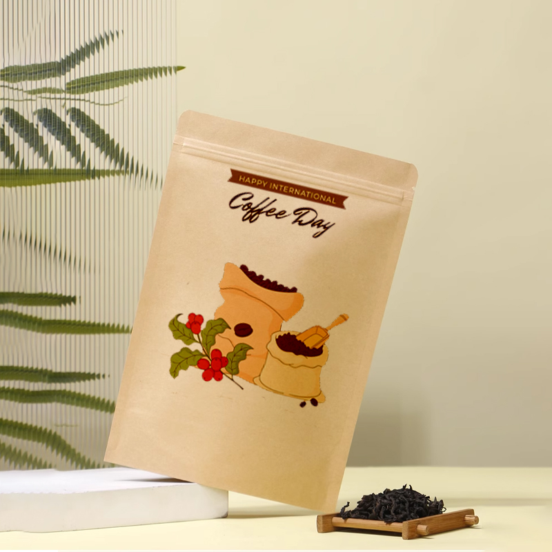 Print Craft paper Zipper Bag R - đánh giá và giá Coffee Tea House