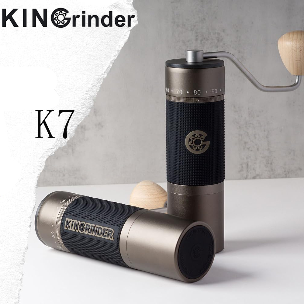 Kingrinder K7 manual coffee gr - đánh giá và giá Burr Hand Grinder