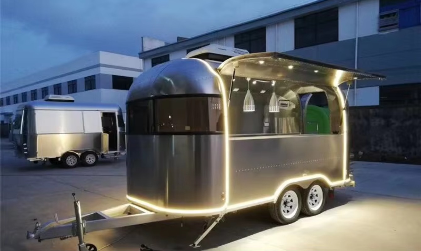 Food Truck Trailer Mobile Rest - đánh giá và giá Coffee Tea Equipment