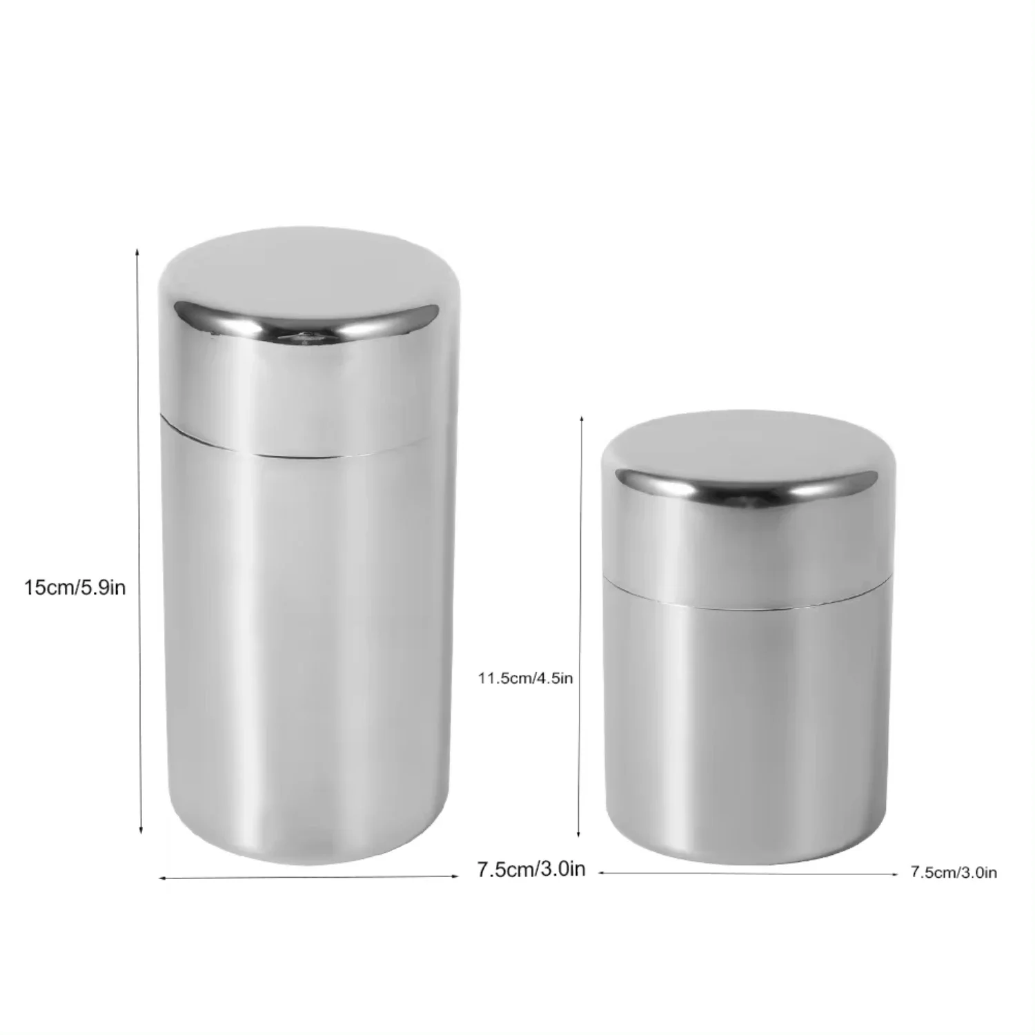 Stainless Steel Tea Leaf Tins  - đánh giá và giá Coffee Tea Sugar Canister Set