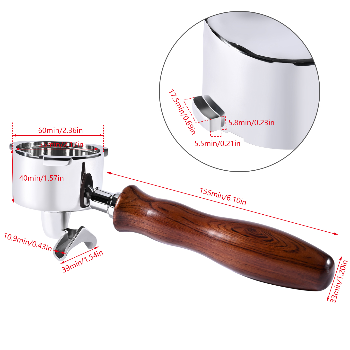 51mm Double Spout Coffee Porta - đánh giá và giá Coffee Tea Making Machine