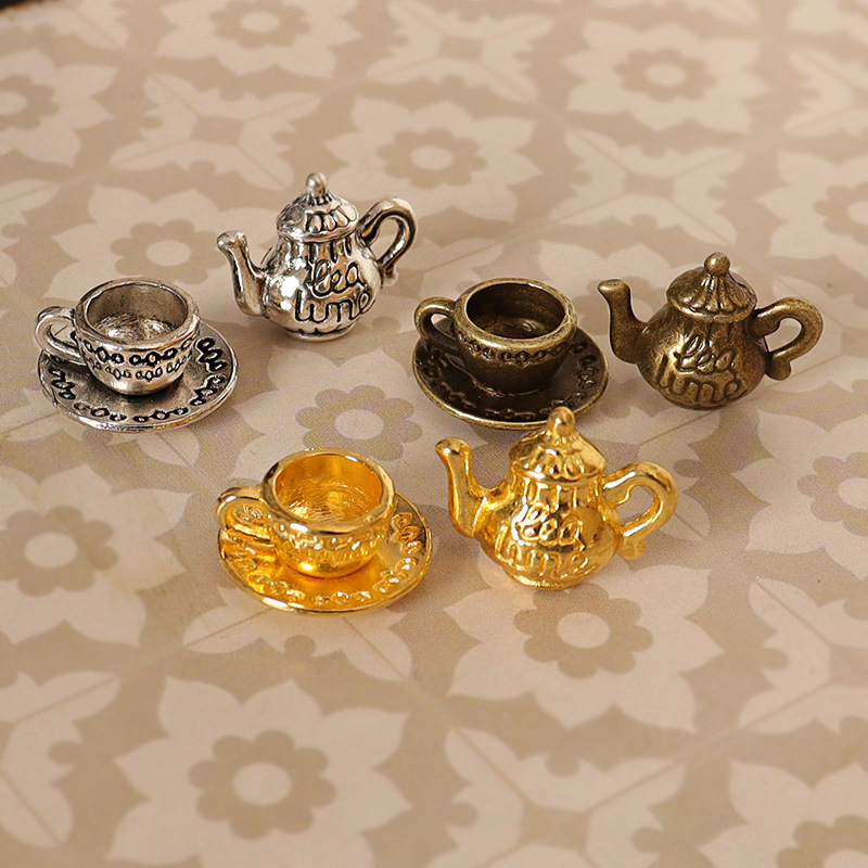 Doll House Mini Metal Tea Cup  - đánh giá và giá Coffee Tea House