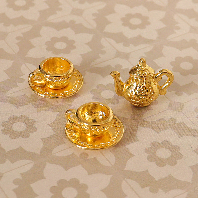 Doll House Mini Metal Tea Cup  - đánh giá và giá Coffee Tea House