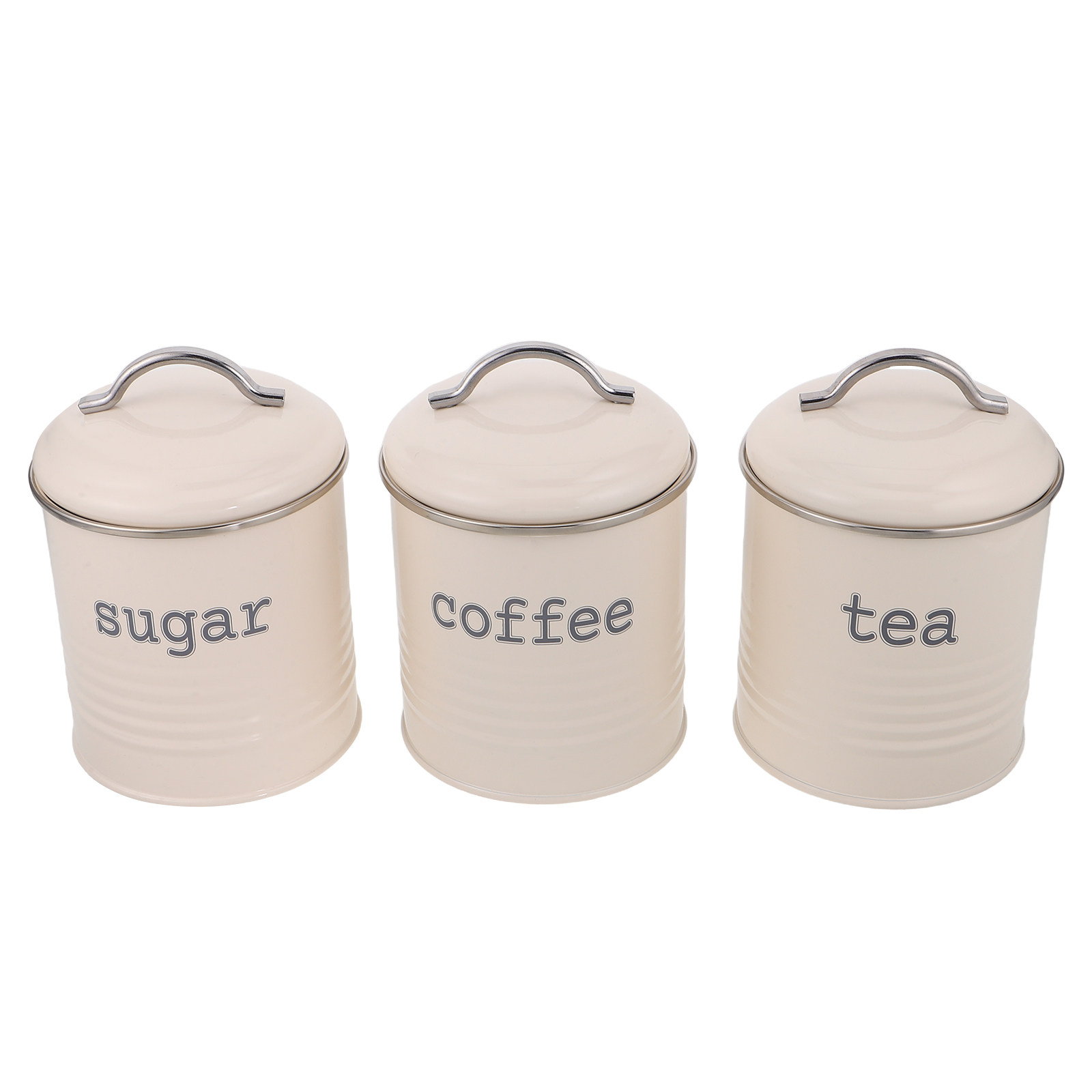 3Pcs Sealed Coffee Bean Contai - đánh giá và giá Coffee Tea Sugar Canister Set