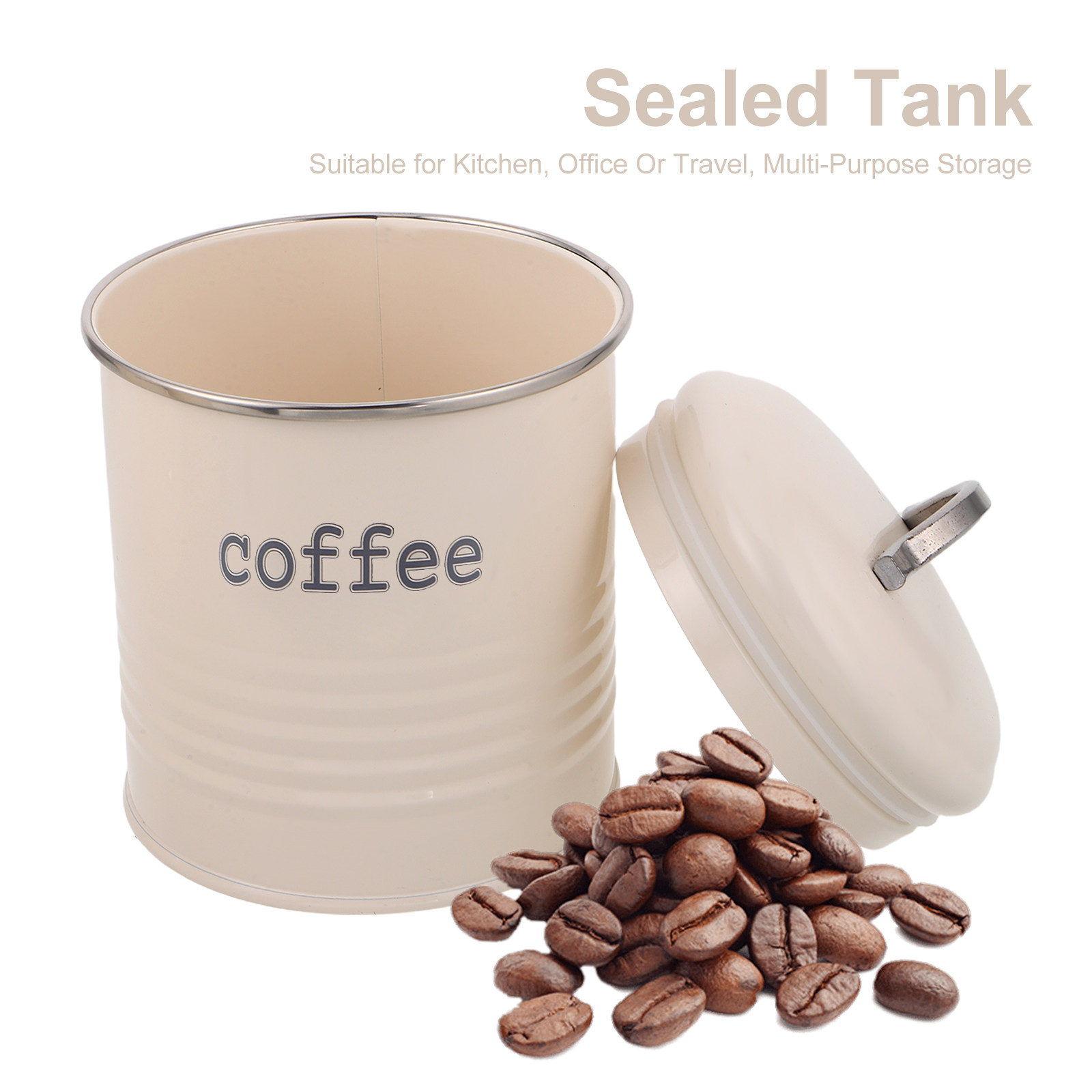 3Pcs Sealed Coffee Bean Contai - đánh giá và giá Coffee Tea Sugar Canister Set